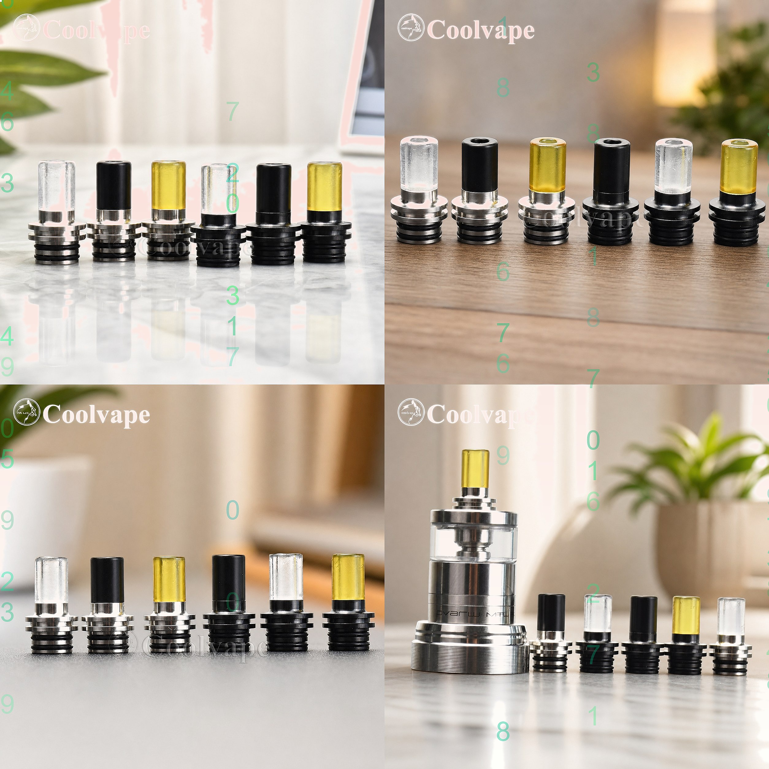 Vape Accessory - 510 MTL Drip Tip hittebestendig mondstuk