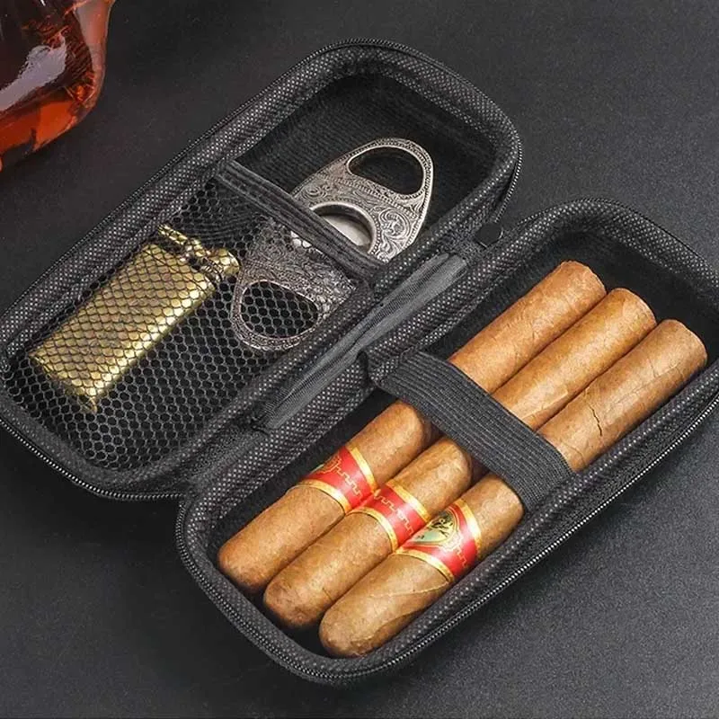 Smoking & Vaping Accessories - Draagbare sigarenkoffer van EVA, lichtgewicht reistas