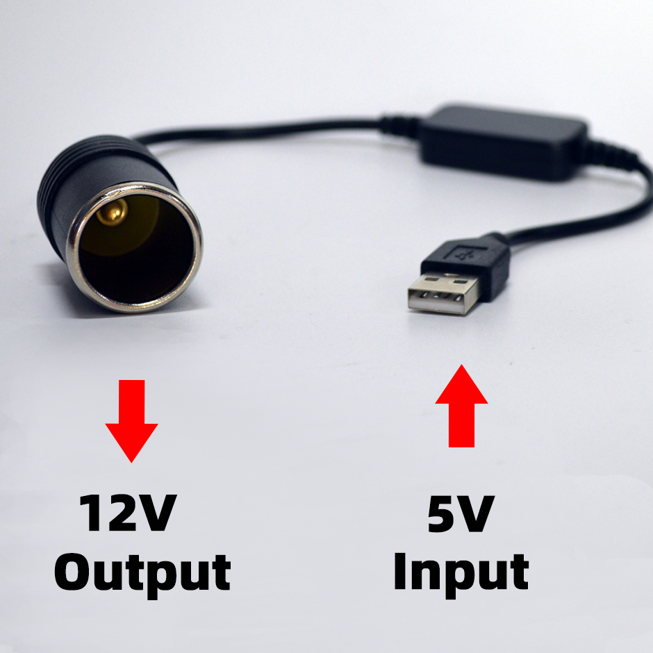 Accessories Experts Vape - 5V naar 12V converterkabelverlenger USB of