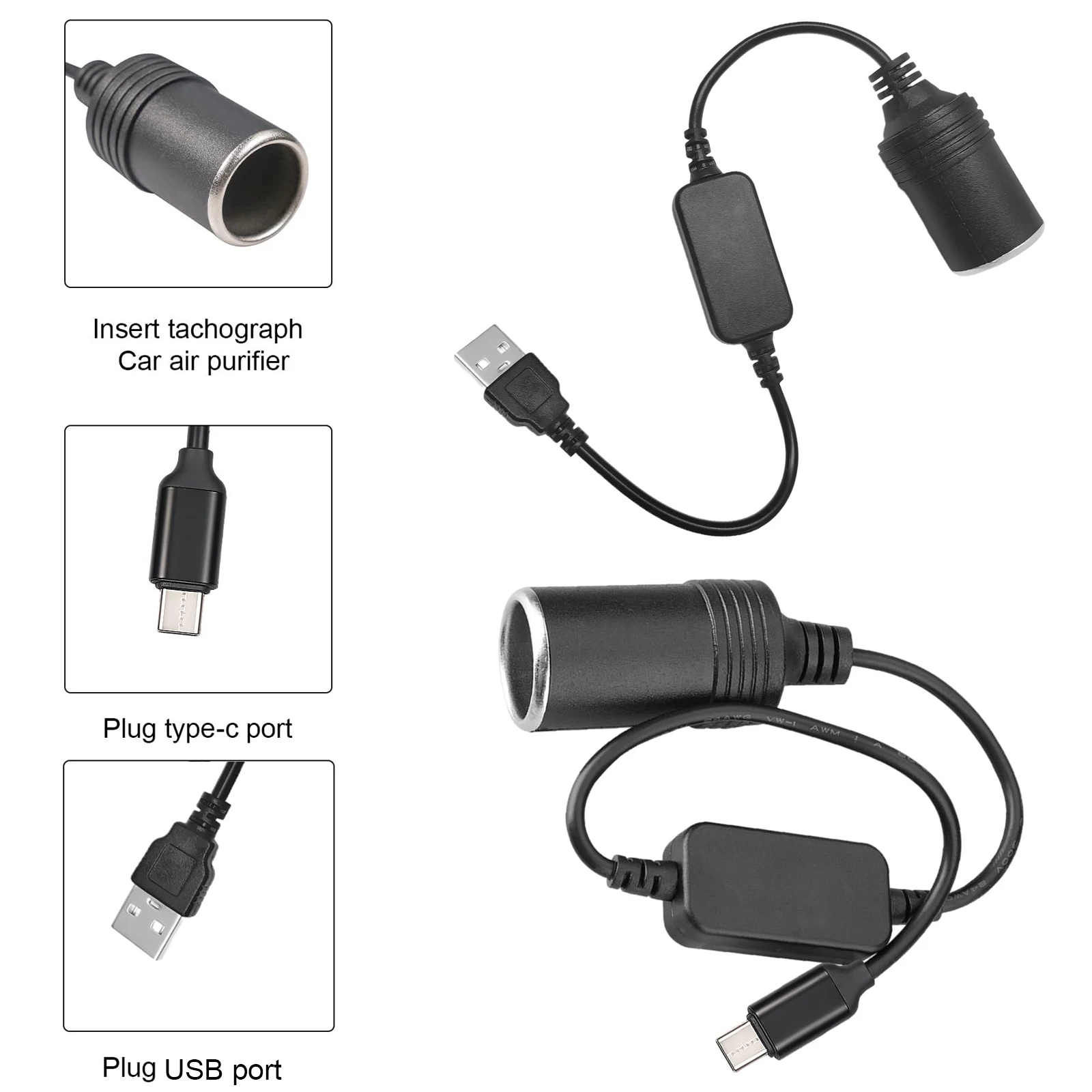 Accessories Experts Vape - 5V Naar 12V Sigarettenaansteker Socket Type