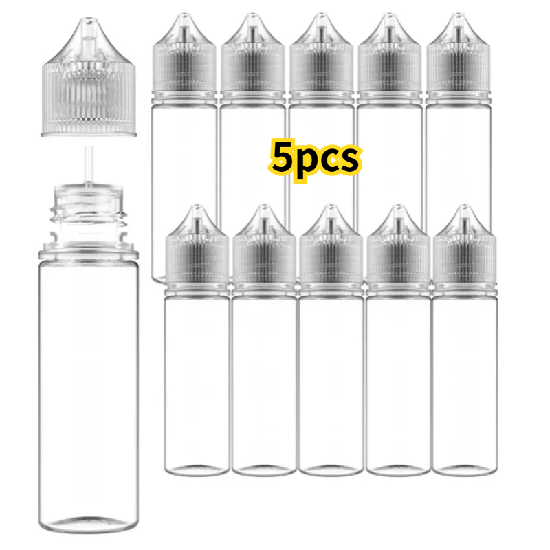 Juice Bottle Dropper - 5 STKS 30 ml-120 ml PET