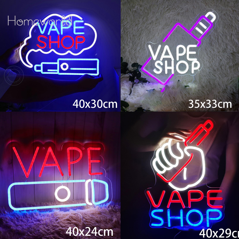 Vaping Store - VAPE Shop Neon Sign voor Smoke