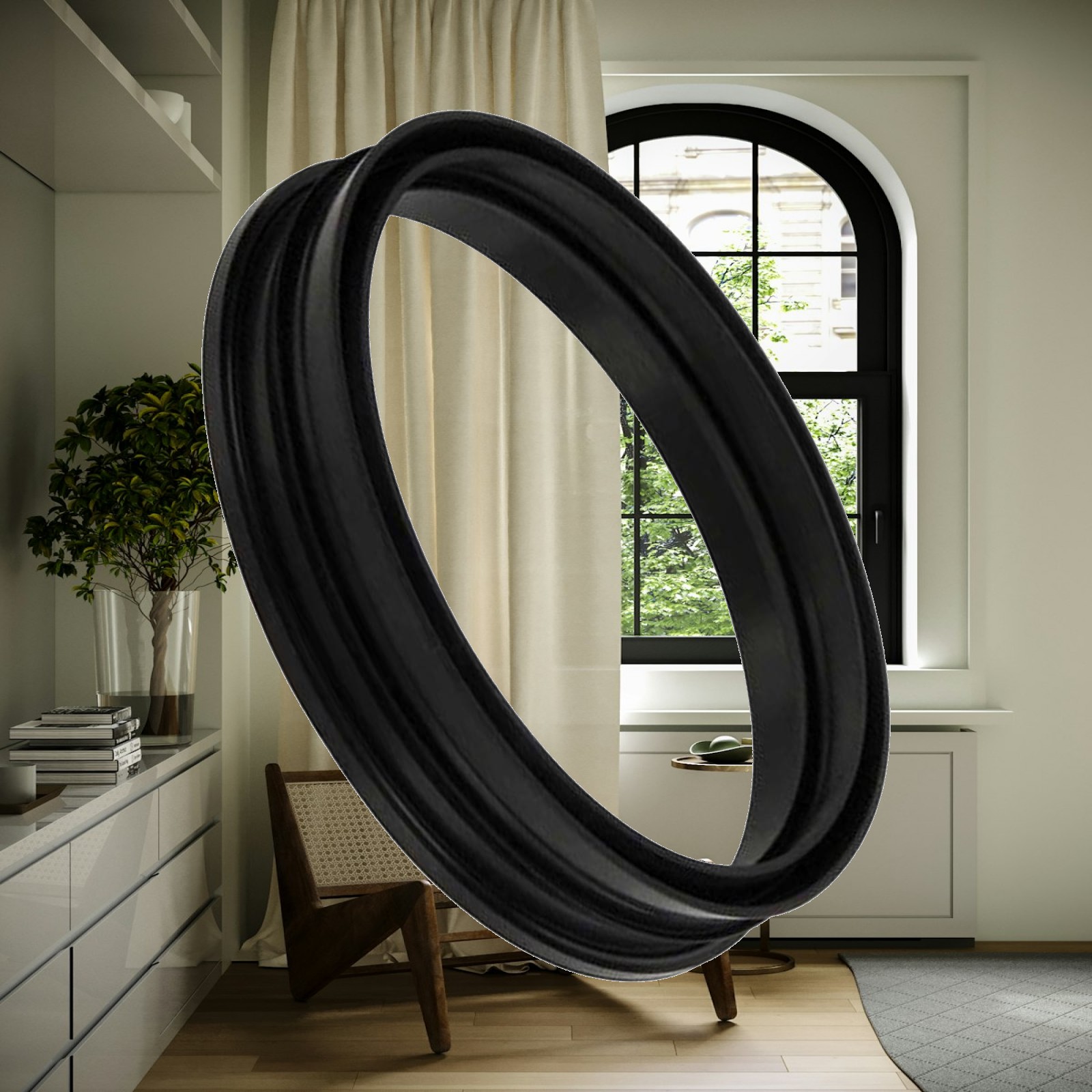 Tank O-Ring Seal - Brandstoftankpompafdichting O-ring 17342-79900 Professionele vervanging zwarte