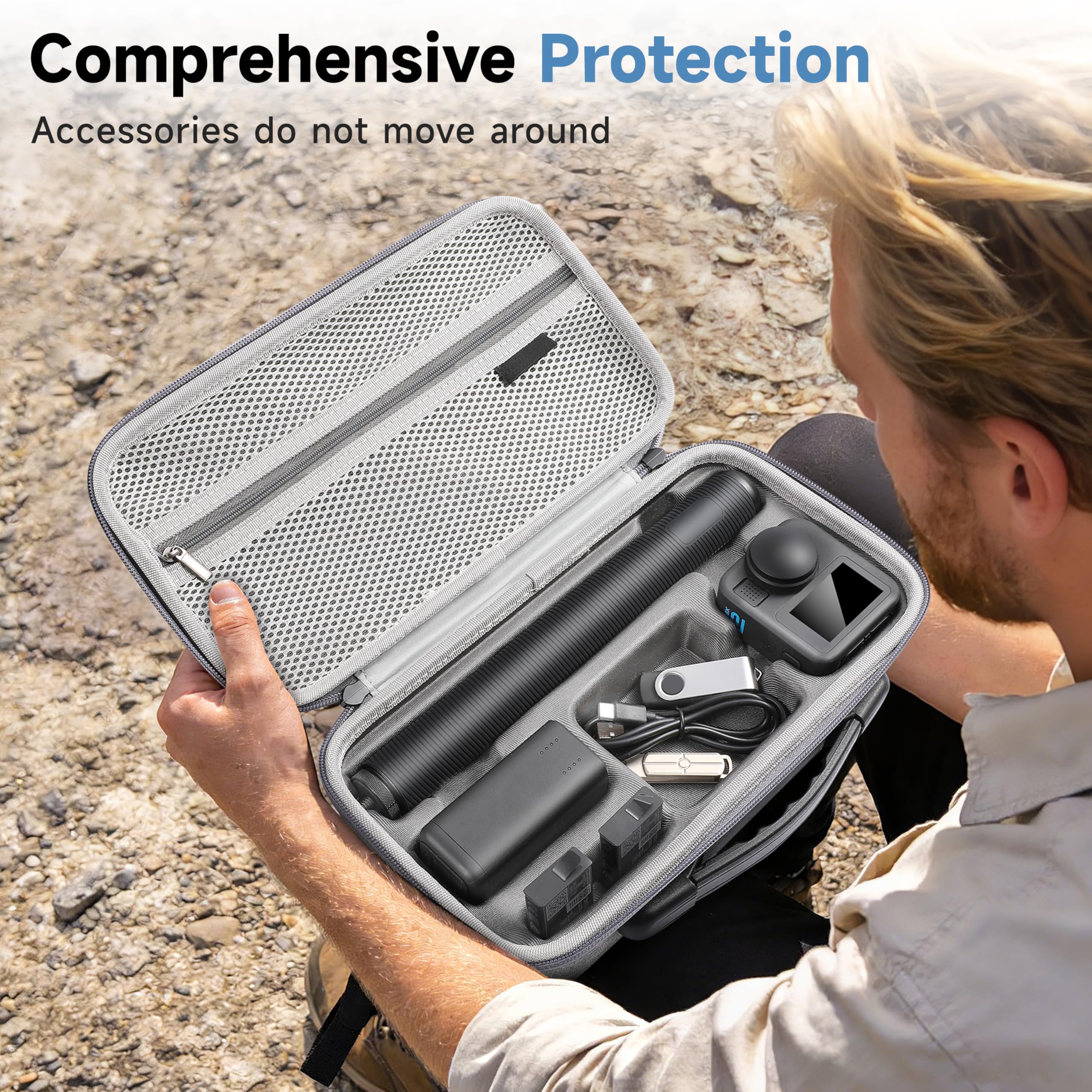 Draagtas voor Gopro Max 2 Opbe - Battery Case Storage recensie en prijs