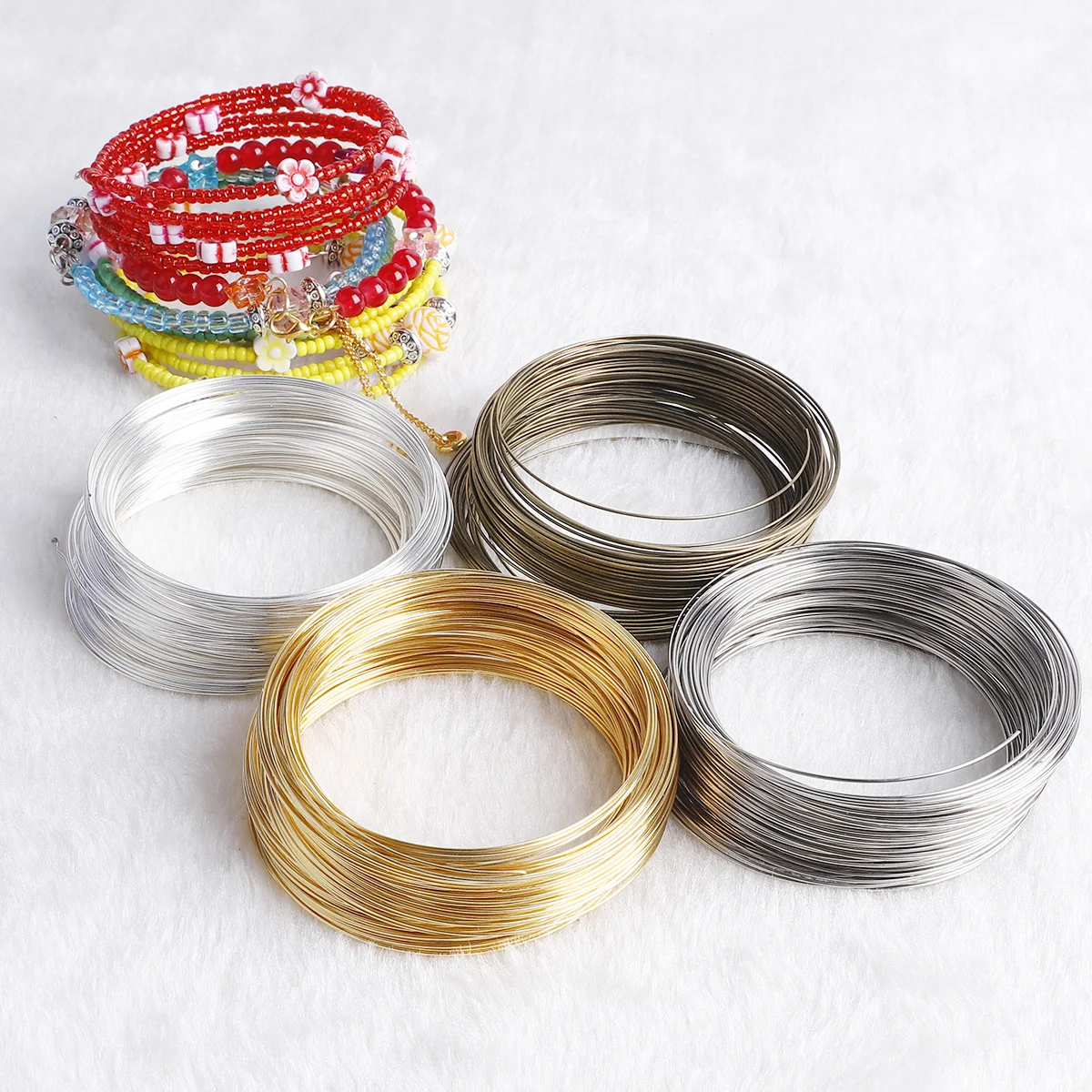 100 Loops 0.6mm Memory Wire Ar - Coil Building Kit recensie en prijs