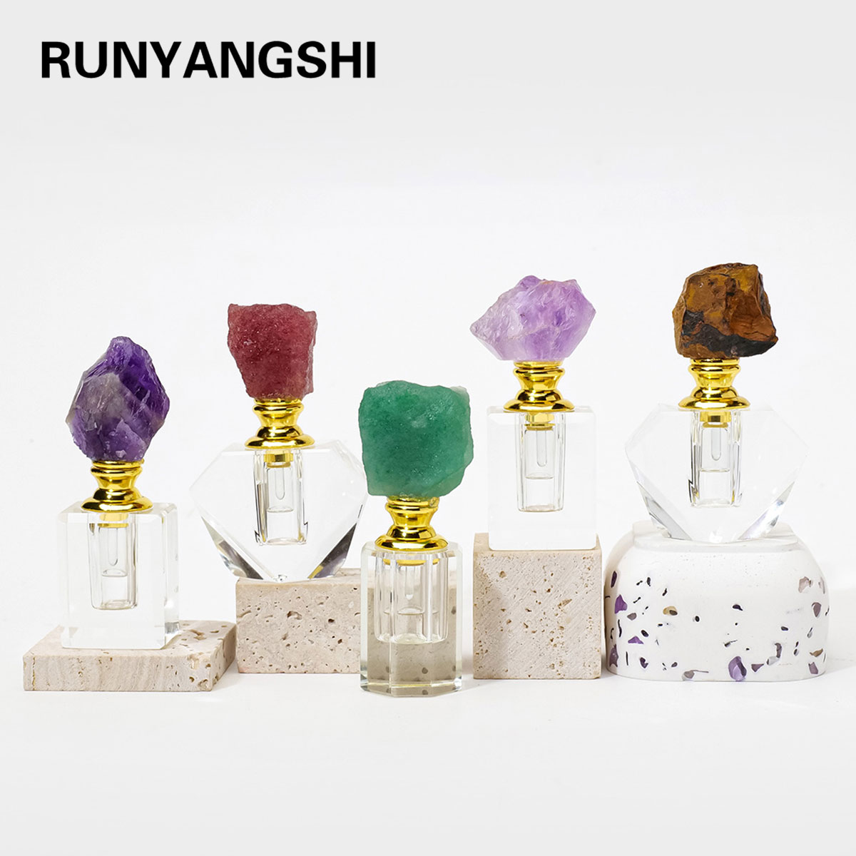 1PC Natuurlijke Amethist Krist - Juice Bottle Dropper recensie en prijs