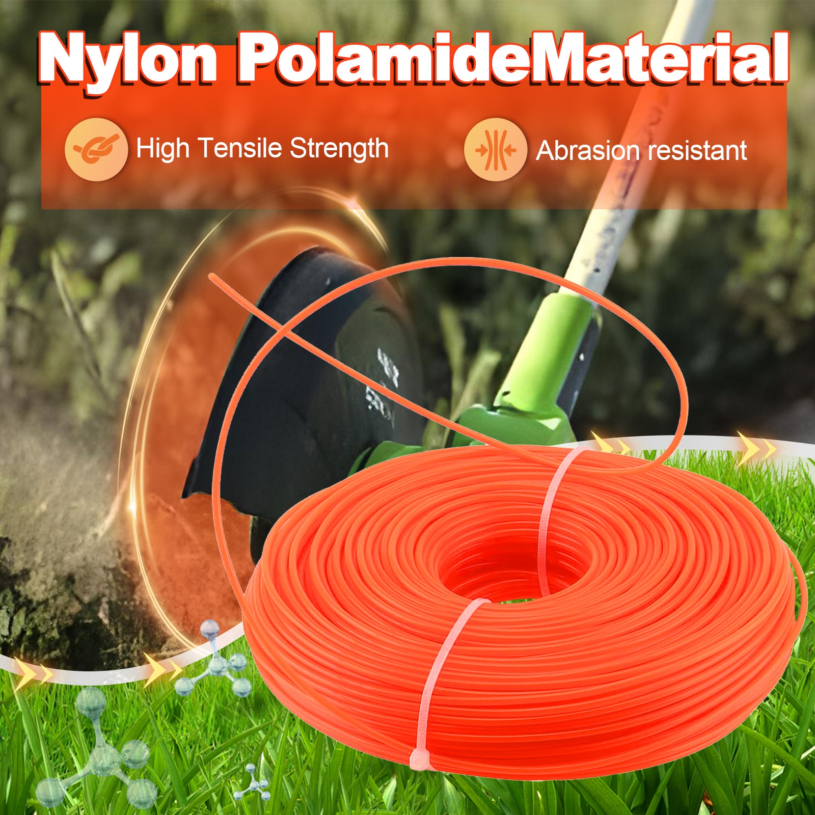1.6mm ~ 3mm * 15M Ronde Nylon  - Dry Herb Vaping Accessories recensie en prijs