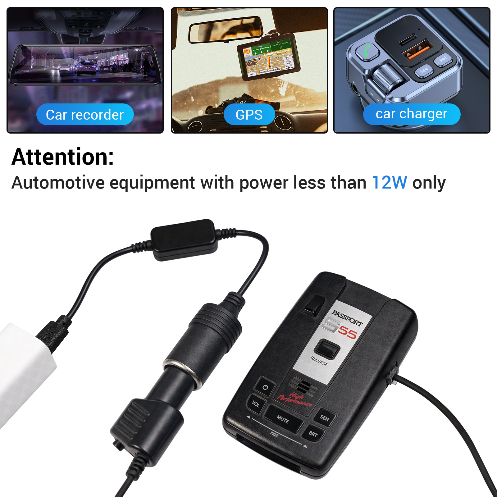 1pc 5V 2A USB Naar 12V Sigaret - Accessories Experts Vape recensie en prijs