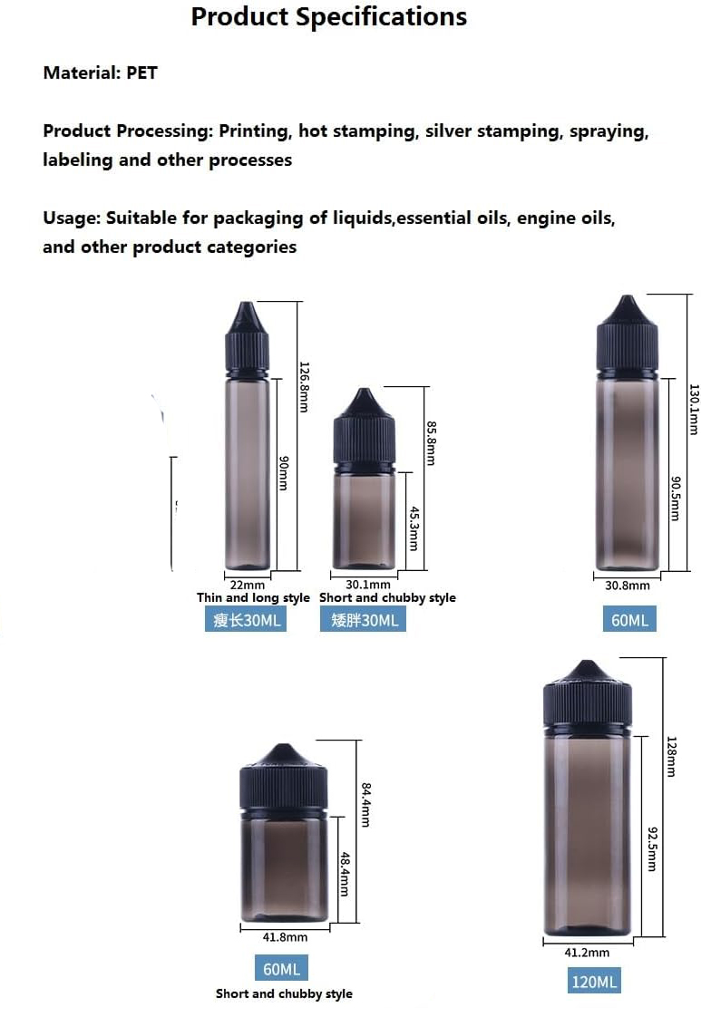 20 Stuks 30-120 ml PET Lege Fl - Juice Bottle Dropper recensie en prijs