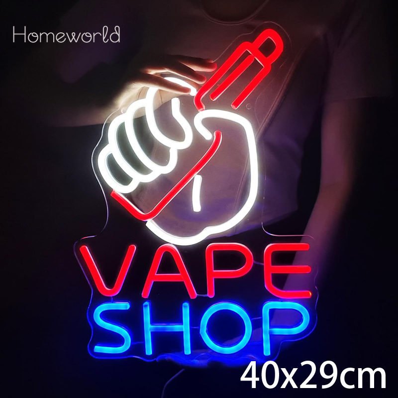 VAPE Shop Neon Sign voor Smoke - Vaping Store recensie en prijs