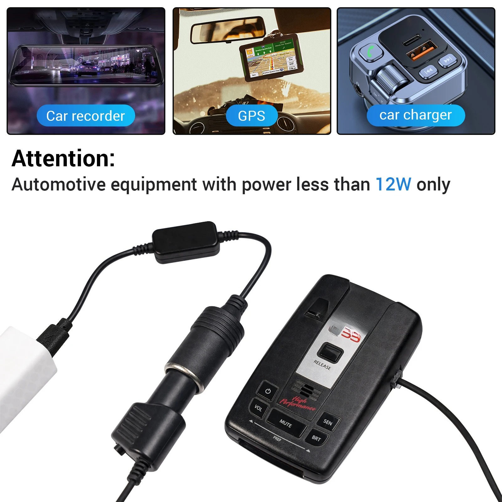 1pc 5V 2A USB Naar 12V Sigaret - Accessories Experts Vape recensie en prijs