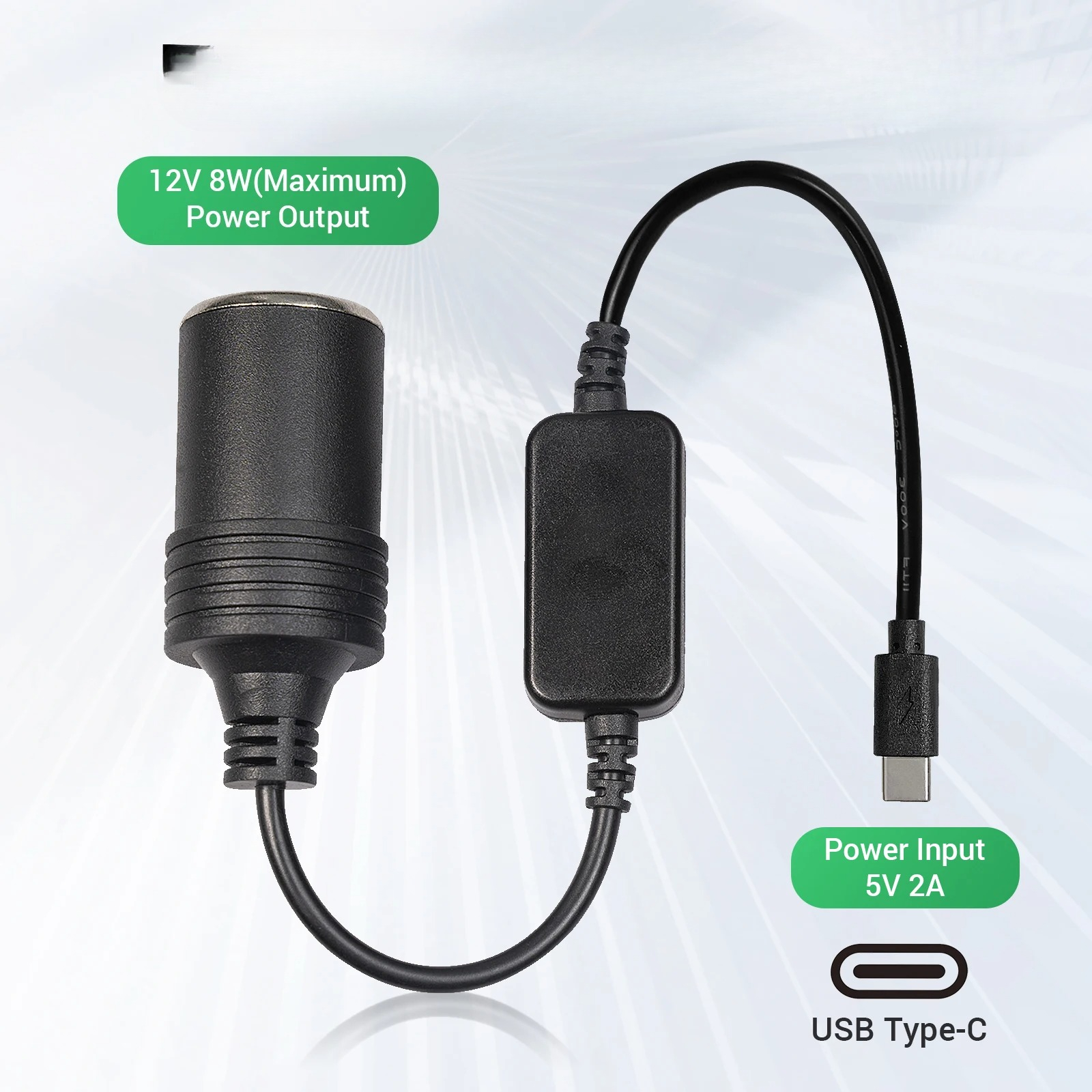 1pc 5V 2A USB Naar 12V Sigaret - Accessories Experts Vape recensie en prijs