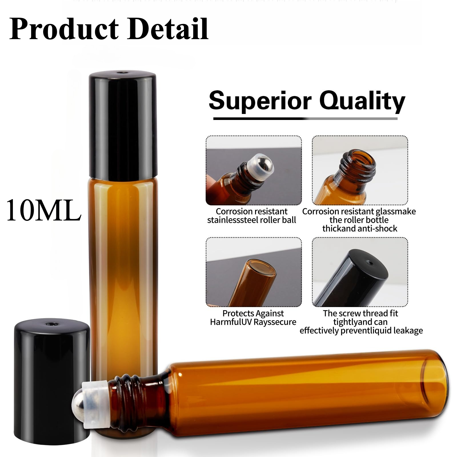 8/30 Stuks Glazen Roll Op Fles - Juice Bottle Dropper recensie en prijs