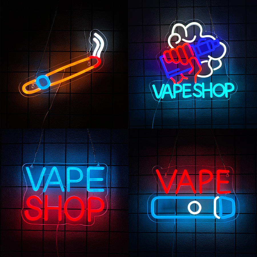 Smoke Series Neon Sign voor wa - Vaping Store recensie en prijs