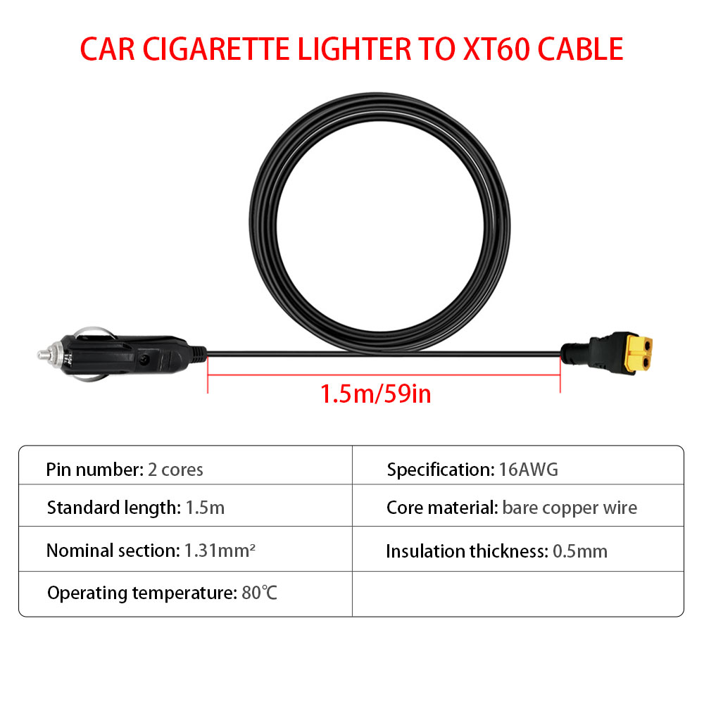 Xt60 16awg Stekker Auto Sigare - Accessories Experts Vape recensie en prijs